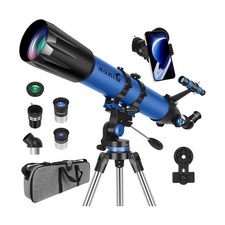 Telescope, Telescope for Adults High Powered, 90mm Aperture 800mm Professiona...
