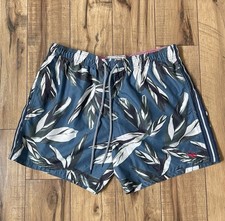 Ted Baker The World s Your Lobster Swim Shorts Men's Bold Leaf Print Size 5 XL