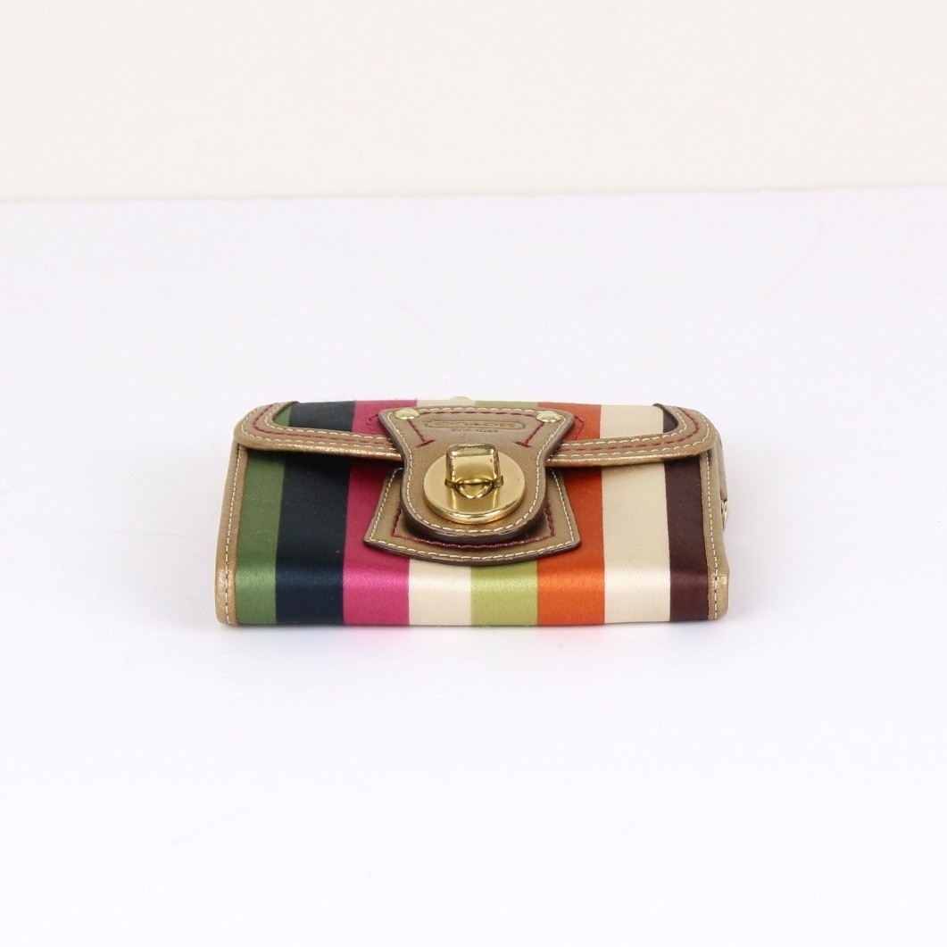 Coach Vintage Y2K Legacy Striped Framed French Wallet… - Gem