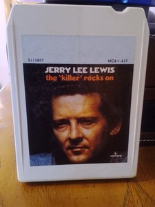 Jerry Lee Lewis "The Killer Rocks On" 8 track tape