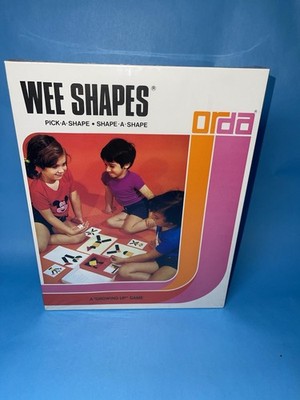 Vintage 1973 Wee Shapes ORDA Educational Game Preschool Learning Toy 