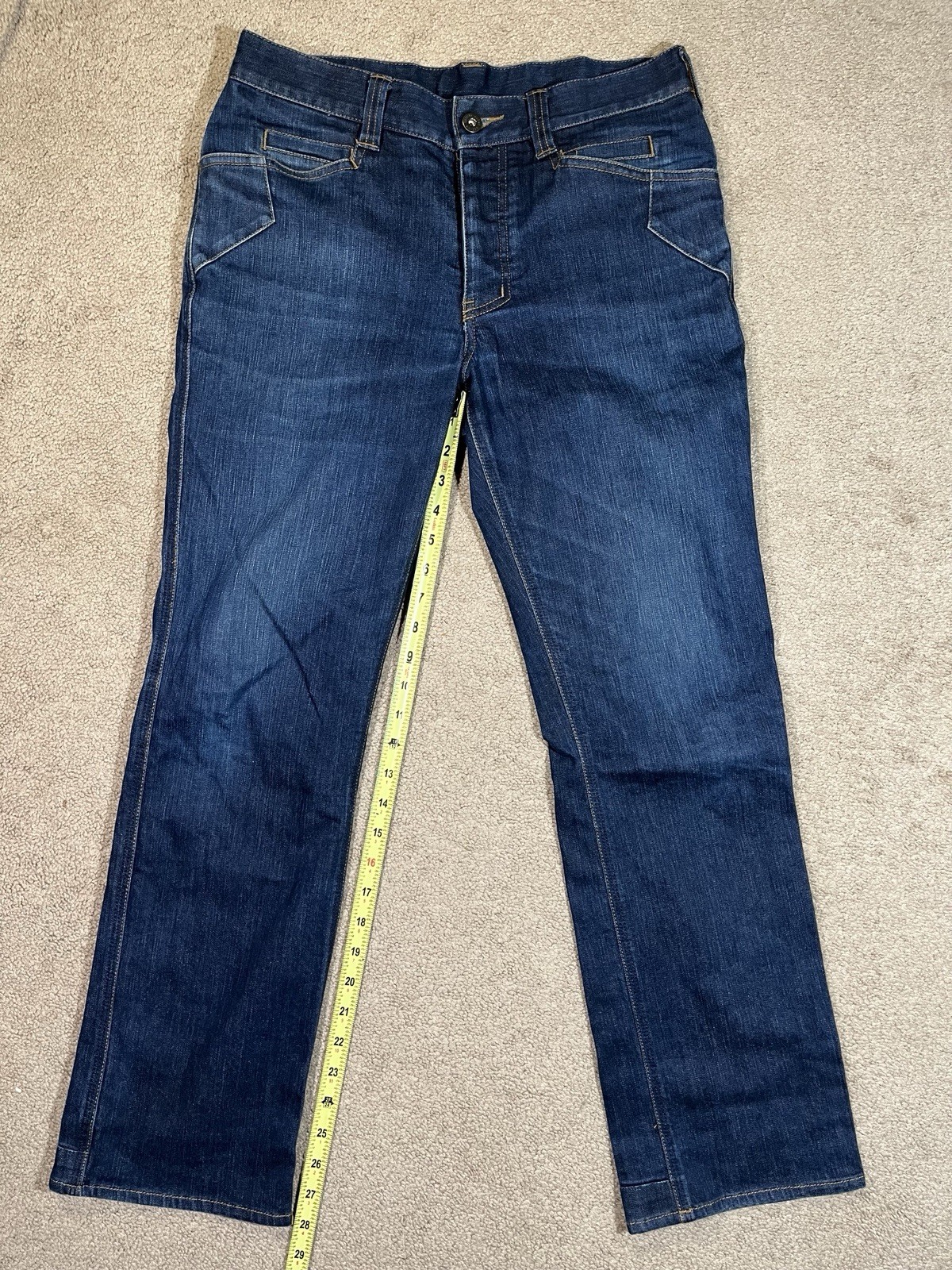 Triple Aught Design Jeans Mens 30x30 Blue Intercept PD Button Fly Made in USA