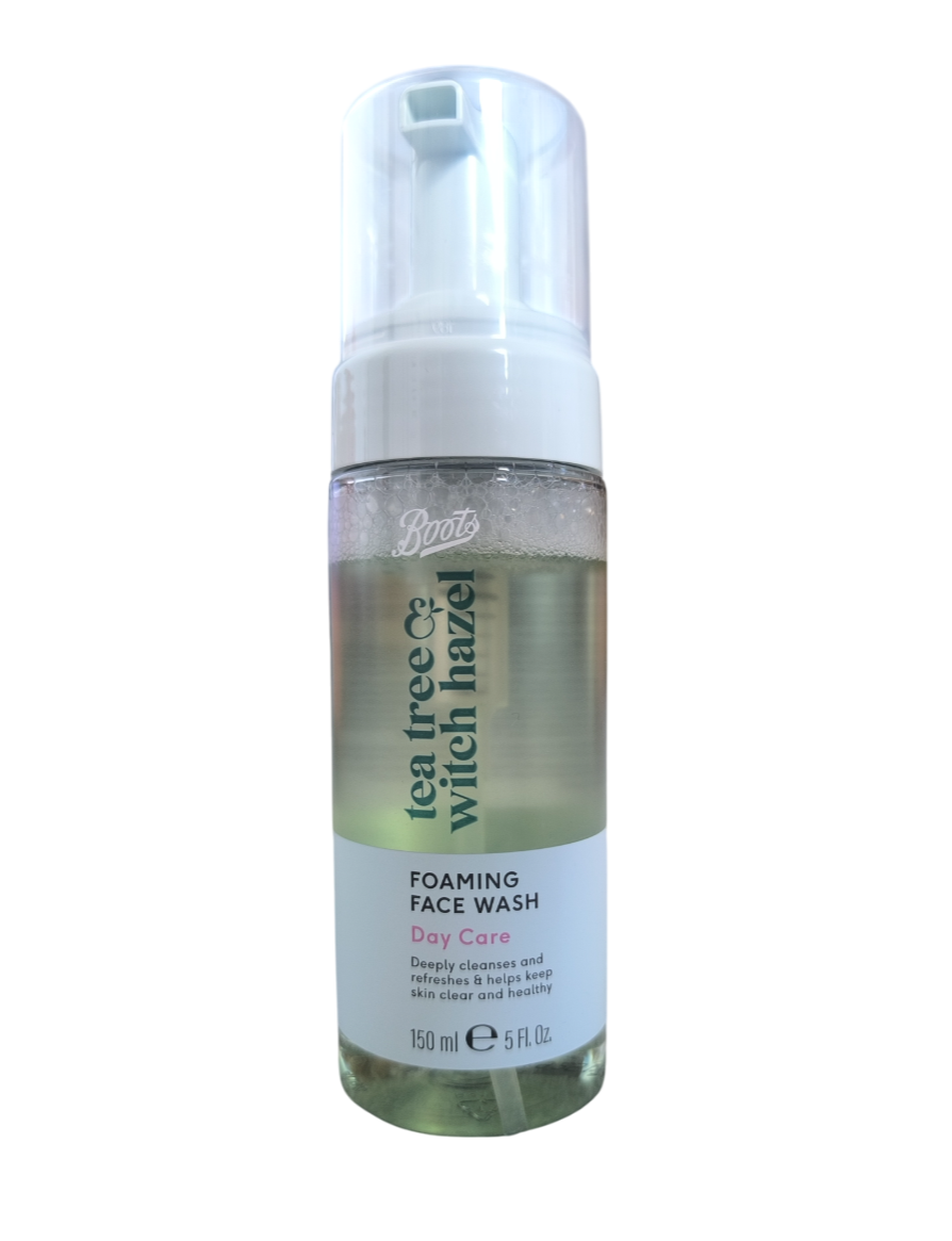 Boots Tea Tree & Witch Hazel - Deep Cleansing Foaming Face Wash