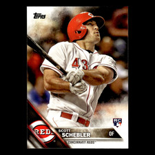 Scott Schebler Rookie #US73 2016 Topps Update Cincinnati Reds Baseball Card MLB. rookie card picture