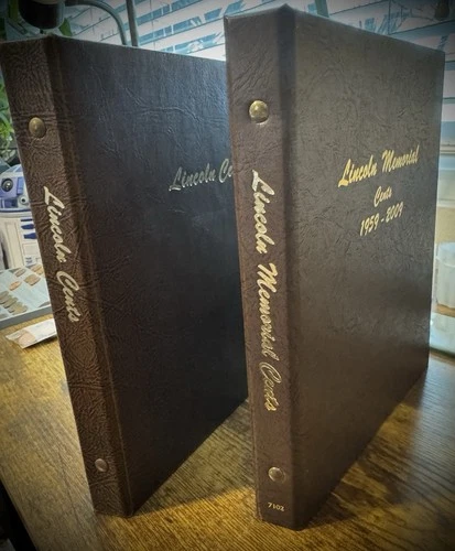 1909-2025 Lincoln Cent Partial Near Complete 266 Coins 2 Dansco Album 9 Page Set