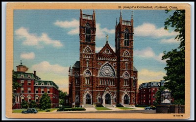 Postcard St. Joseph's Cathedral, Hartford, Conn.   C66