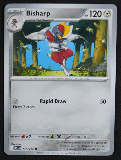 Bisharp Normal Common #147/217 ME: Ascended Heroes NM