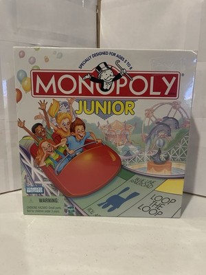Monopoly Junior Board Game 1999 Parker Brothers Vintage Factory, Sealed