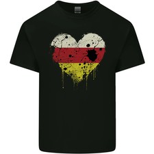 Camiseta de fútbol Love Flag Osetia del Norte de algodón ligero para hombre