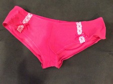 Vintage 2004 Victoria Secret Hot Pink Microfiber Brazilian Hiphugger Size S