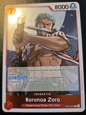 Roronoa Zoro OP14-015 Foil Rare The Azure Sea's Seven One Piece Card Game