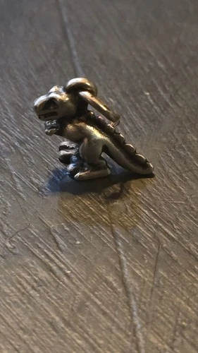 Vintage James Avery Sterling Silver Tyrannosaurus Rex T Rex Charm CUT JUMP RING