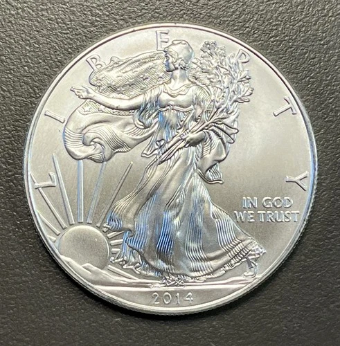 2014 American Eagle Silver Dollar / 1 oz .999 Silver / Uncirculated