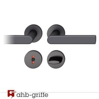 Fsb TüRgriff 1244 Rosette Asl® Schwarz Matt, äHnlich Ral 9005 Wc TüRdrüCker