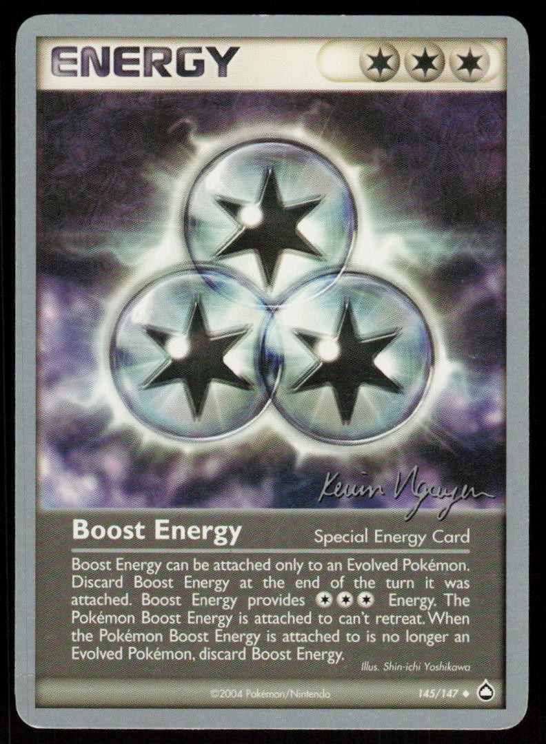 Boost Energy (Kevin Nguyen) 145/147 Uncommon World Championship Decks Pokemon LP