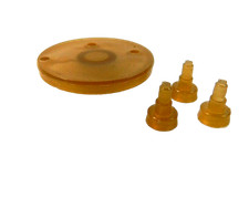 Puleggia in Plastica con Tre Fori per Motoriduttore con asse 7 mm - Presepe