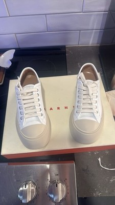Marni Leather Handmade Italian Sneakers
