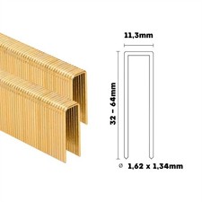 Heftklammer 35mm Typ KG735CNK HZ Prebena Z35CNK HZ verzinkt, geharzt Haubold I16