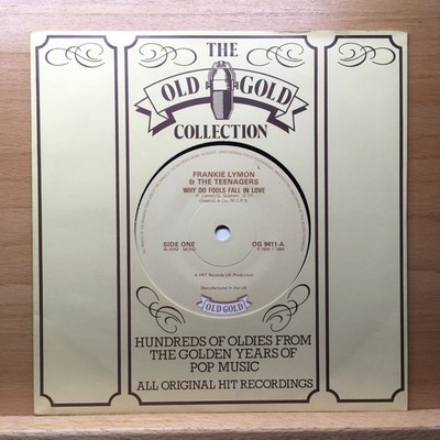 FRANKIE LYMON - WHY DO FOOLS FALL IN LOVE / JUVENILE DELINQUENT  7'' VINYL (EX)