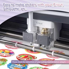 Koala Printable Vinyl Sticker Paper Roll Inkjet Printers 13" X 32.8 Ft White