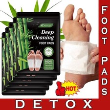 300-10Pc Foot Detox Patches Pads Toxins Deep Cleansing Herbal Bamboo Organic Pad