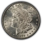 1878 7TF $1 Morgan Silver Dollar - Reverse 79 - UNC - SKU-D7568