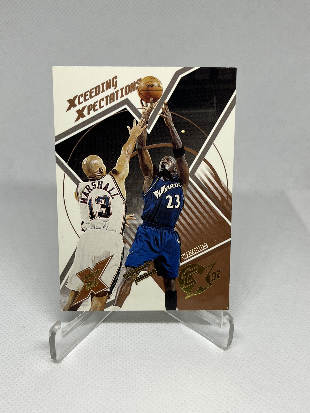 2002-03 Topps Xceeding Xpectations Michael Jordan #154 HOF Wizards