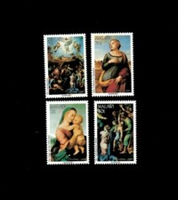 VINTAGE CLASSICS - Malawi - Raphael, Christmas - Set of 4 Stamps - MNH