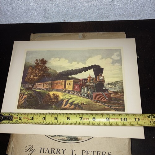 1942 1st ed. Currier And Ives Harry Peters Art Folio Book 192 Plates And 6 Repro - Picture 19 of 24
