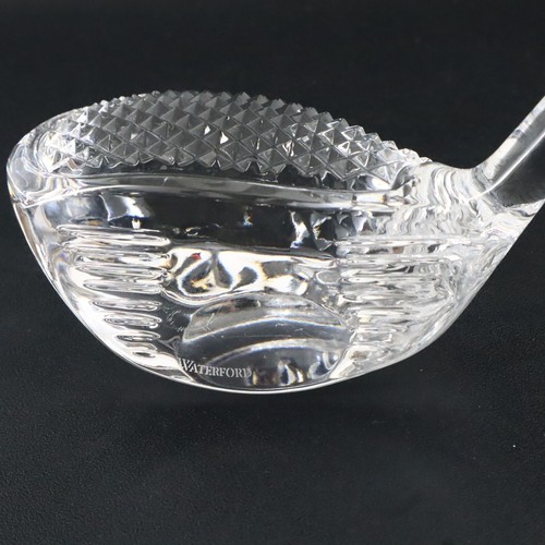 Waterford Crystal Golf Club Head 141256 Paperweight Blank Panel Desk Trinket - Picture 8 of 9