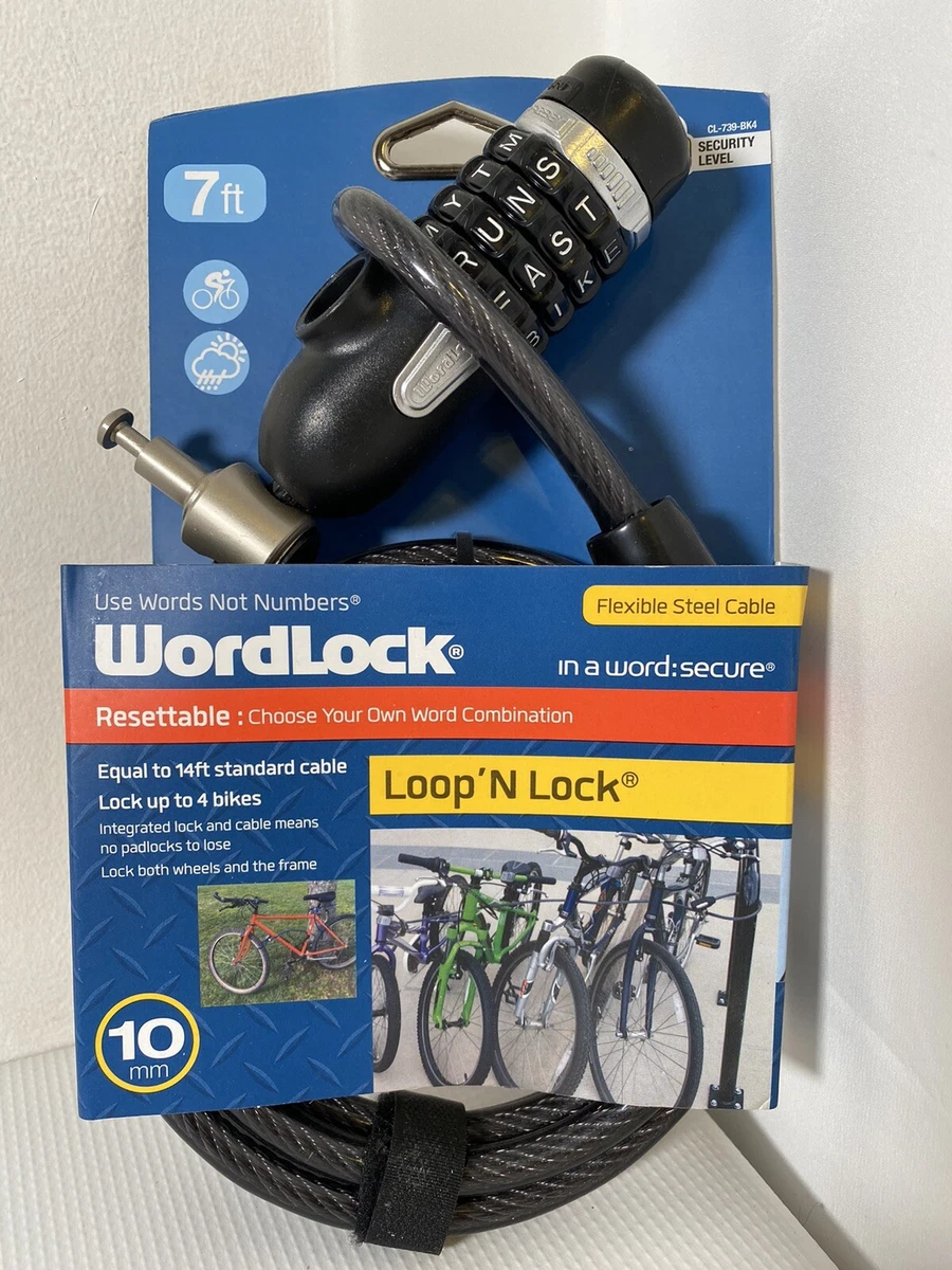 Wordlock bike lock combinations hot sale