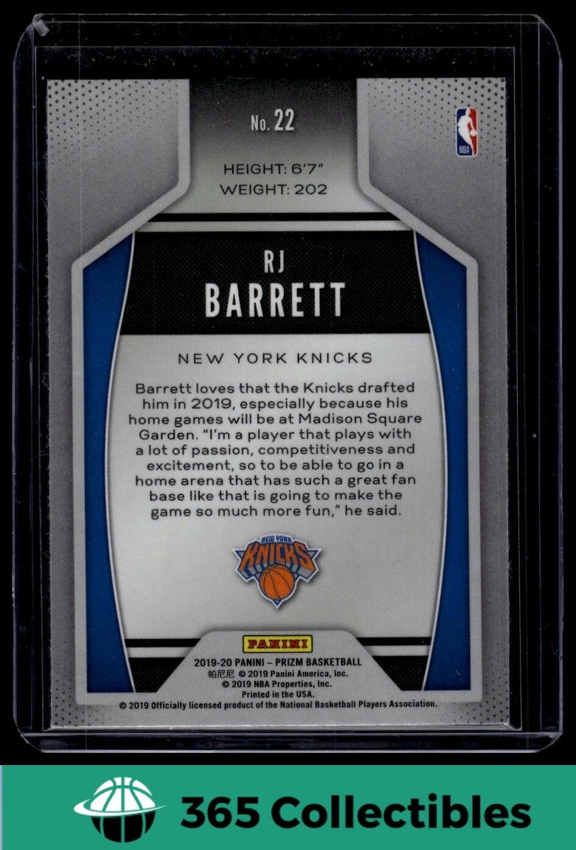 NBA rj barrett prizm rookie card☆ 2019 Panini Prizm RJ Barrett Rookie Emergent #22 NBA New