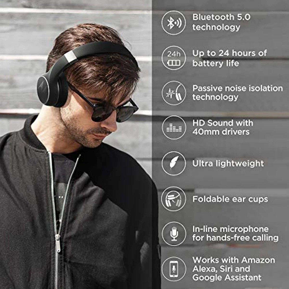 Motorola wireless over ear headphones escape 220 new arrivals