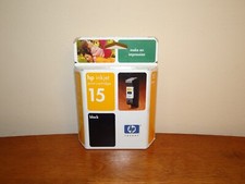 Genuine HP Ink Cartridge 15 Black Expired July 2005 New/Sealed in Box
