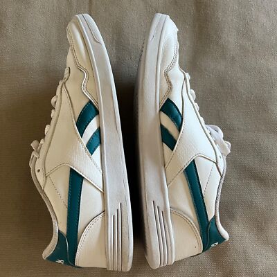 Reebok 9 Mens Royal Techque T Sneaker White Teal Green Leather
