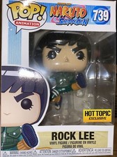 Funko Pop Naruto Shippuden Rock Lee 3.75’ #739 Figura Hot Topic Exclusivo -Nuevo