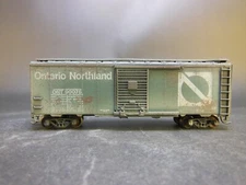 HO SCALE CUSTOM WEATHERED ONT 90075 ONTARIO NORTHLAND 40' BOX CAR