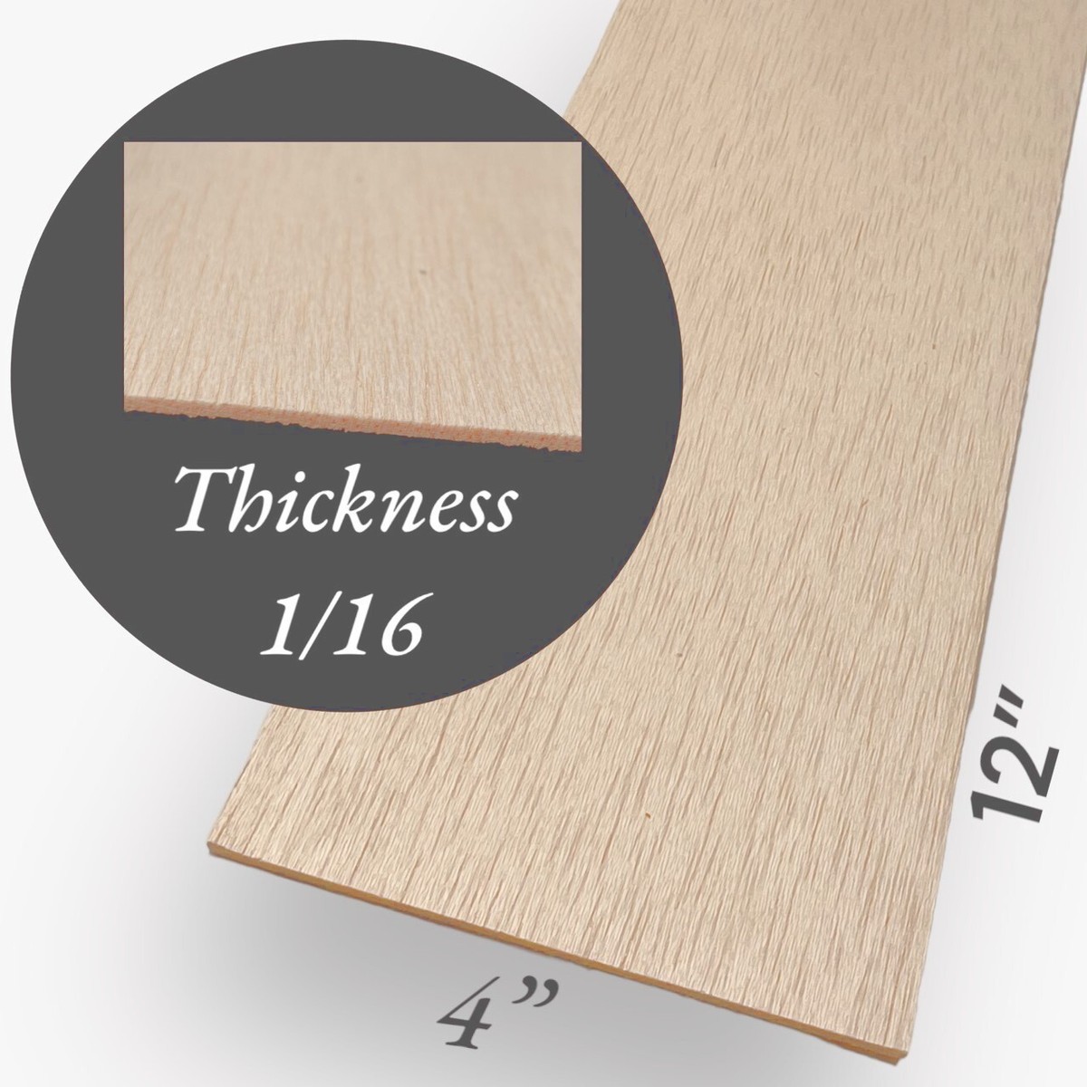 1/16 x 4 x 12 Balsa Wood Sheets, Bundle of 5 | eBay