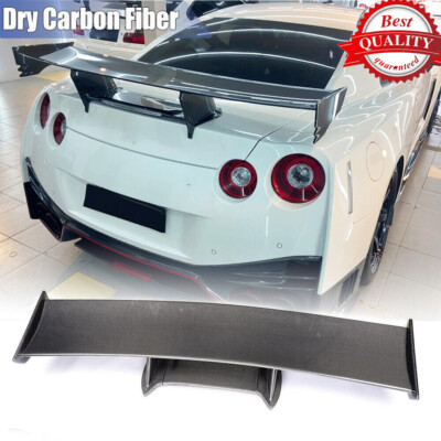 For Nissan R35 GT-R GTR Coupe 2009-2020 Dry Carbon Rear Trunk