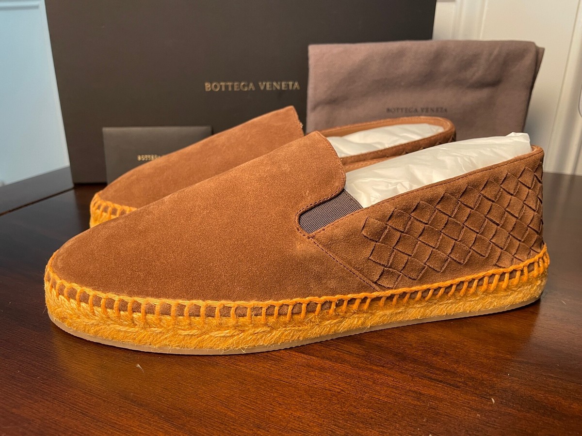 Bottega Veneta espadrilles Bottega Veneta Leather and Mesh Espadrilles - Runway Catalog main image 2