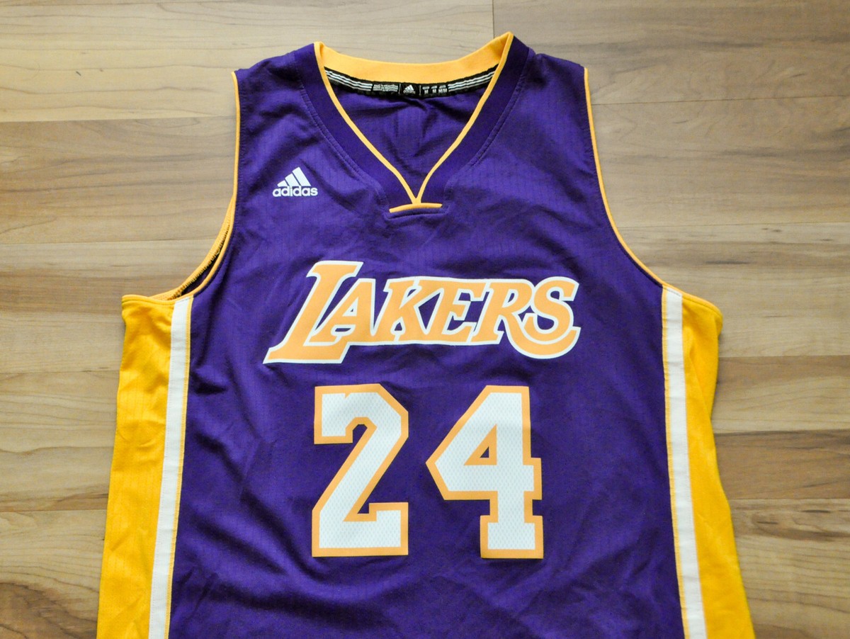 Kobe Bryant #24 Los Angeles Lakers Adidas Jersey Swingman Sewn