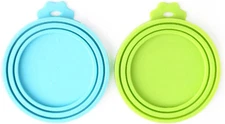 Comtim Pet Food Can Cover Silicone Can Lids for Dog and Cat Food(Universal Size,