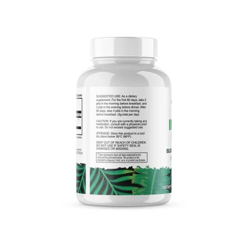Insulin Plant Capsules 3000mg Costus Igneus Leaf Powder with No