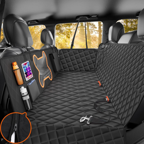 Dog Seat Cover for Car Back Seat, Suvs & Trucks - Zipper Design Seat Protector f - Photo 1 sur 6