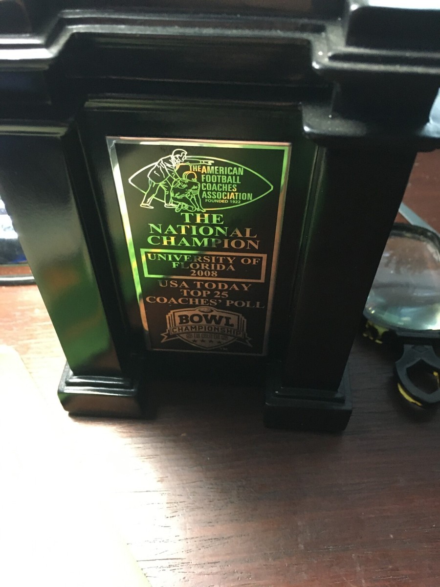 サイコロード プレイマット National Chanpionship 2008 University Of Florida 2008 National Championship Trophy 12” | eBay