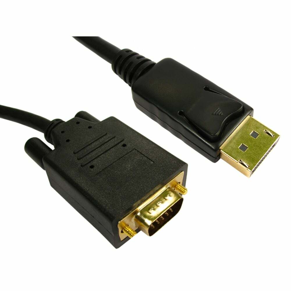 3m DisplayPort to VGA Cable DisplayPort into VGA - Laptop to TV Monitor
