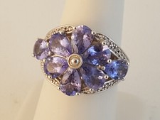 Colleen Lopez HSN tanzanite sterling silver r...