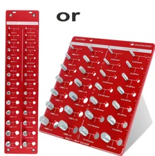 28/34 Thread Identifier Gauge Inch & Metric Screw Size Nut & Bolt Thread Checker