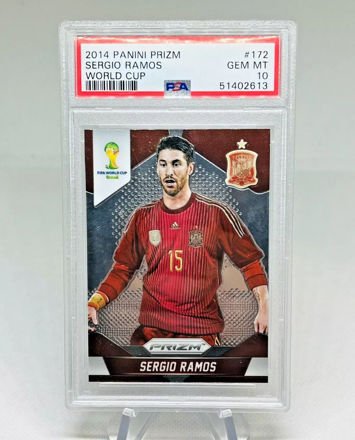 Sergio Ramos trading card