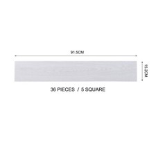 36PCS Thick Self-adhesive Luxury PVC Floor Flooring Plank Waterproof 5.02m² S